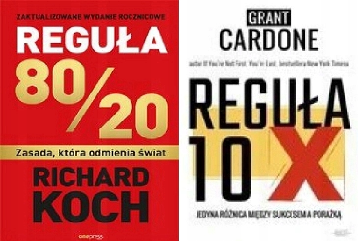 Reguła 80/20 Koch Reguła 10X Grant Cardone