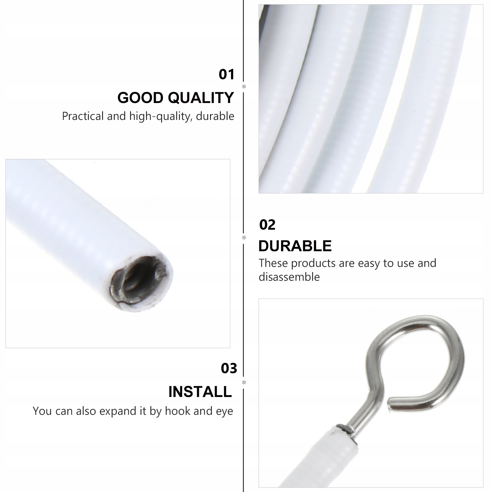 LINKA DO ZASŁONY BIAŁA 10 METRÓW EAN (GTIN) 4059616681758