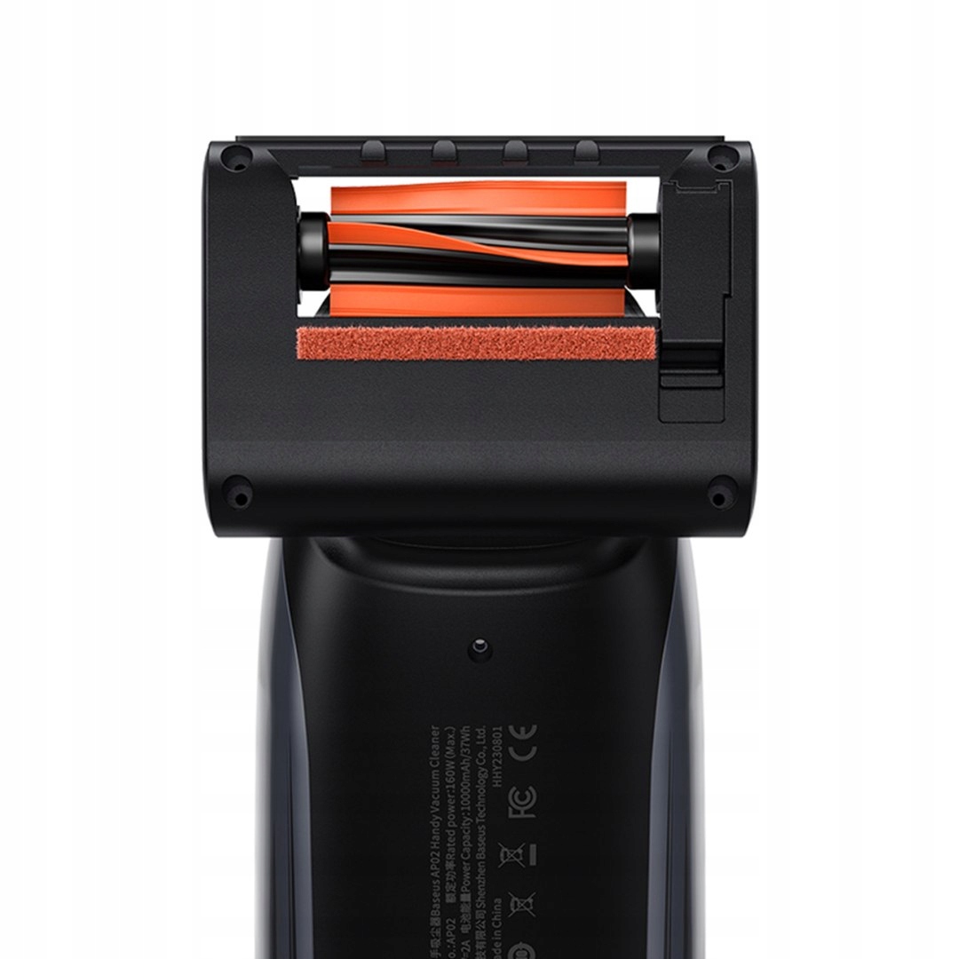 BASEUS ODKURZACZ SAMOCHODOWY BEZPRZEWODOWY MAŁY PORĘCZNY POMOCNIK CZARNY Kolor dominujący czarny