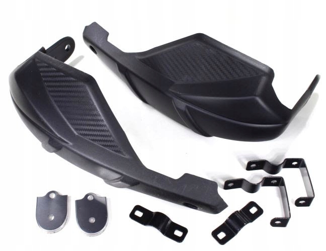 Ochraniacz Dłoni Atv 110 125 Czarny Carbon Handbary quad