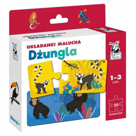 

Kapitan Nauka Układanki malucha Dżungla Edgard