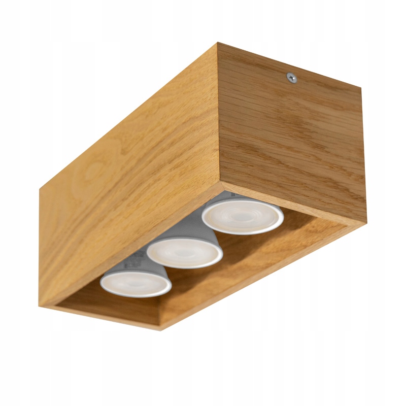 Spot Nástenná stropná lampa Led Dubová GU10 Halogénová 27x10 CM