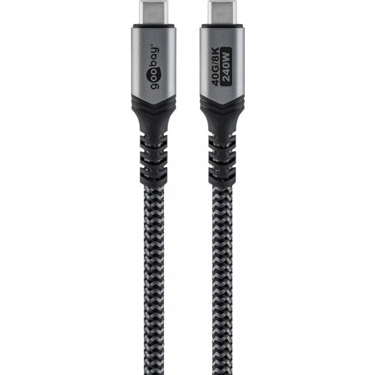 Goobay kabel USB4 Usb-c 1,8 m 40 Gb/s 240 W 8K DisplayPort 2.1