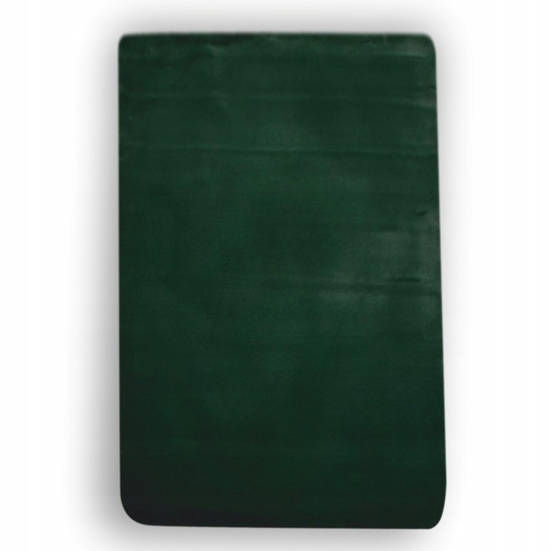 Plyšový rabbitový koberec 120 x 160 cm, zelená králičia kožušina