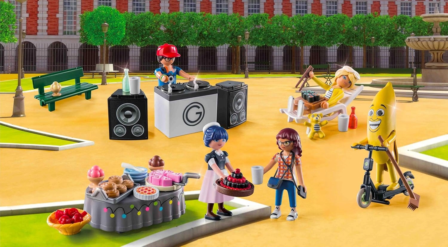 Адвент-календарь Playmobil Miraculous 71344 Пикник в Париже, 72 детали, от 4 лет — фото 3