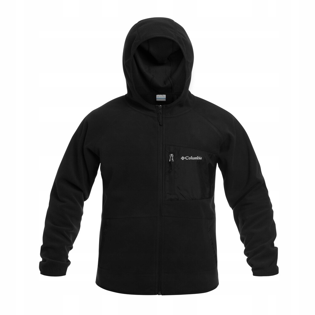 Polar mikina fleecová rozepínací s kapucí Columbia Fast Trek Overlay S