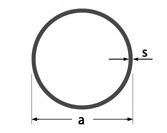 Rura nierdzewna 204x2 mm 20 cm kwasoodporna Marka Metal-E