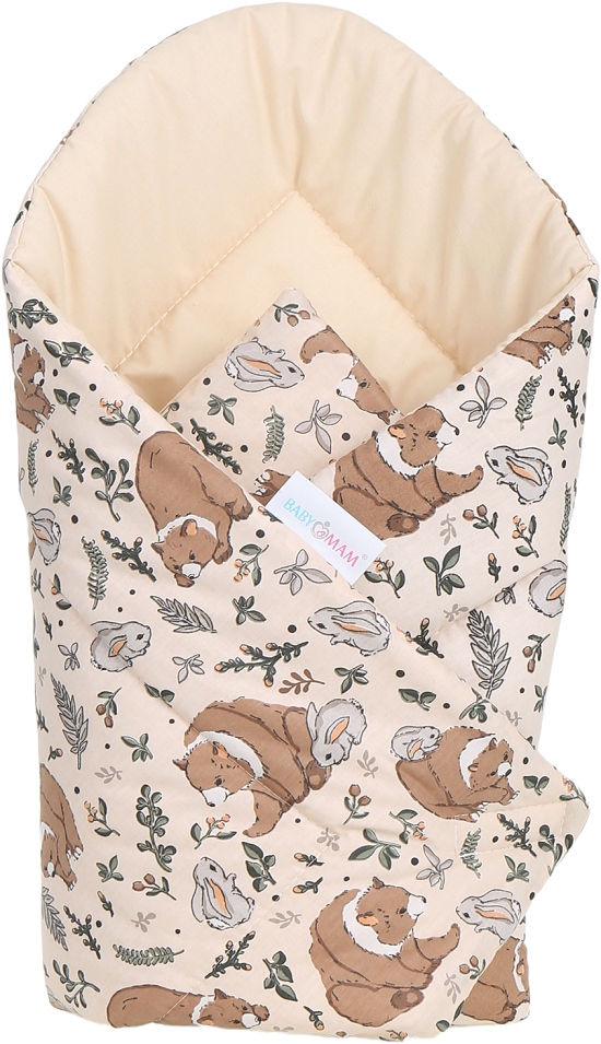 ROŻEK NIEMOWLĘCY BECIK OTULACZ DWUSTRONNY BAWEŁNA BABYMAM Bohater brak