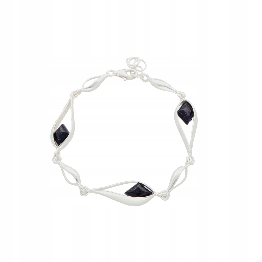 Náramek slza s Káhirskou nocí stříbro