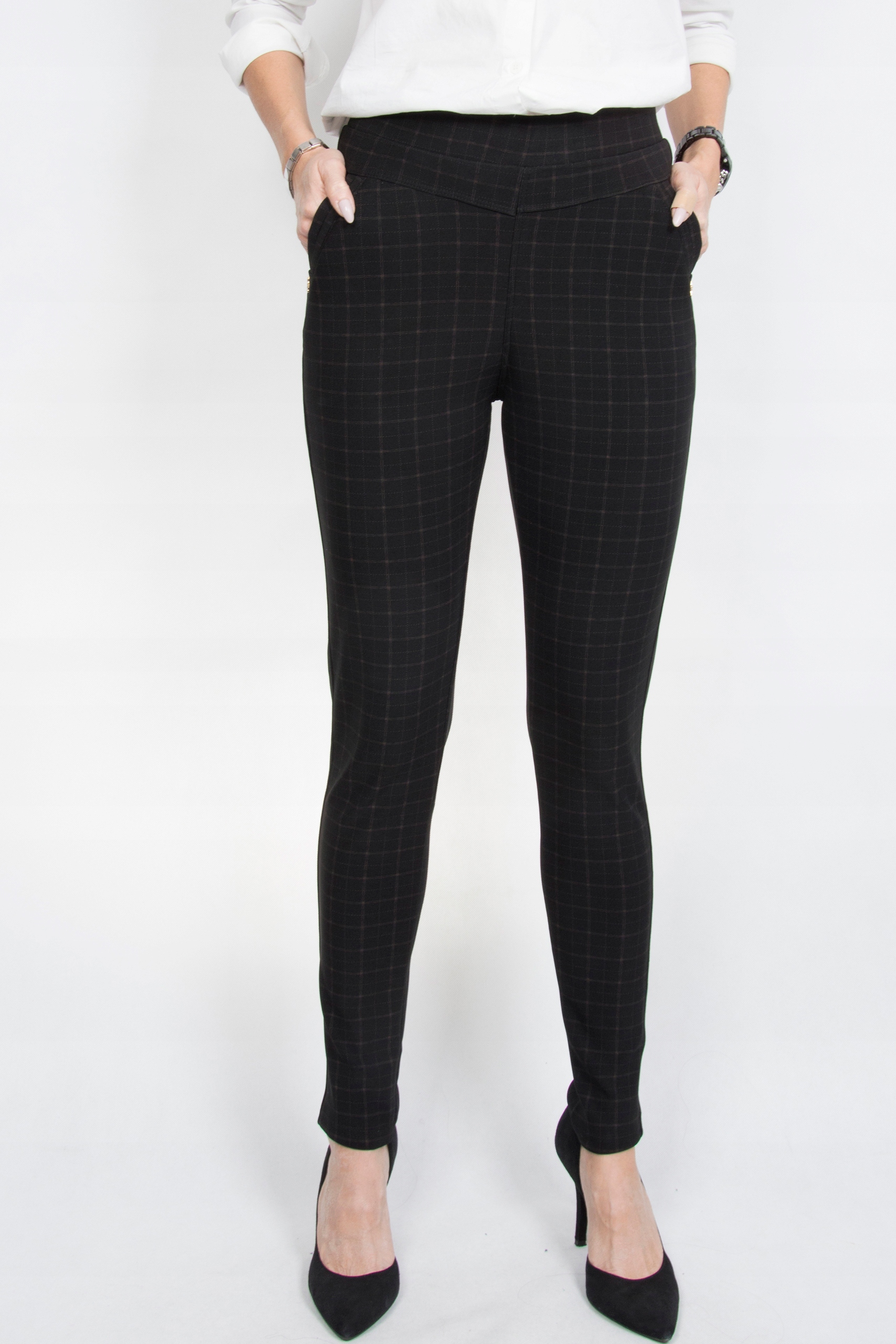 HB28 SPODNIE cygaretki PLUS SIZE (XL-6XL) r.50/52 Fason cygaretki