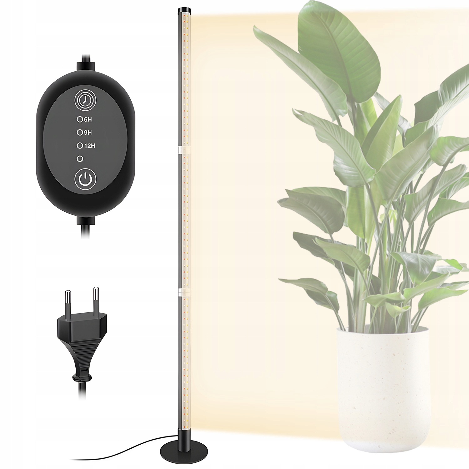 Led Lampa Na Rostliny Se Třemi Barvami Světla A Časovačem 6 9 12 H