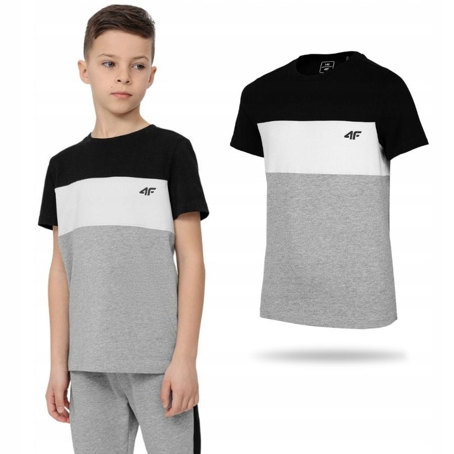 

Koszulka chłopięca 4F dziecięca t-shirt sportowa