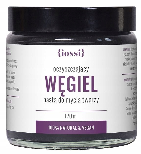 Iossi Uhlíková Čisticí Pasta Na Mytí Obličeje