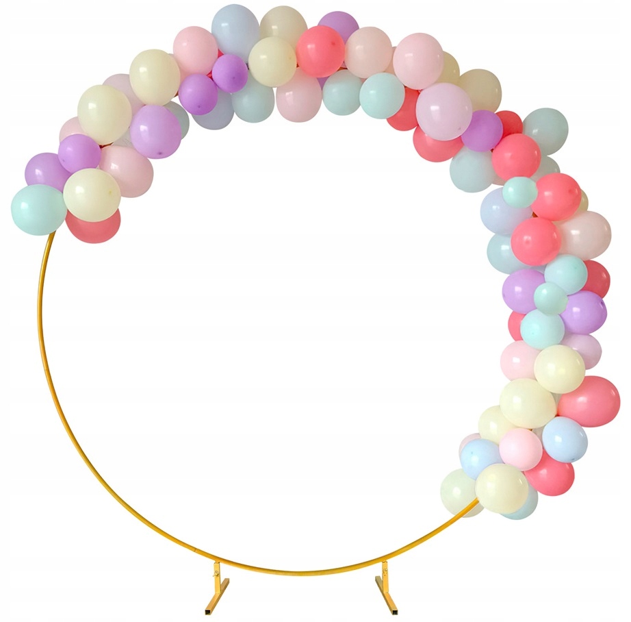 STOJAK Stelaż Metalowy KOŁO na Balony Tło do Zdjęć Sesji Wesele Ścianka 2m Kod producenta 22153