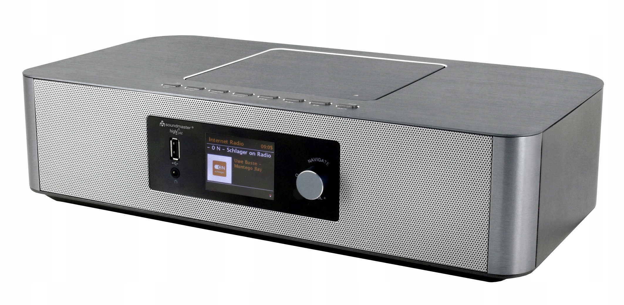 Internetowe Radio Cyfrowe Fm Soundmaster ICD2020 Usb Dab+ Bluetooth Spotify