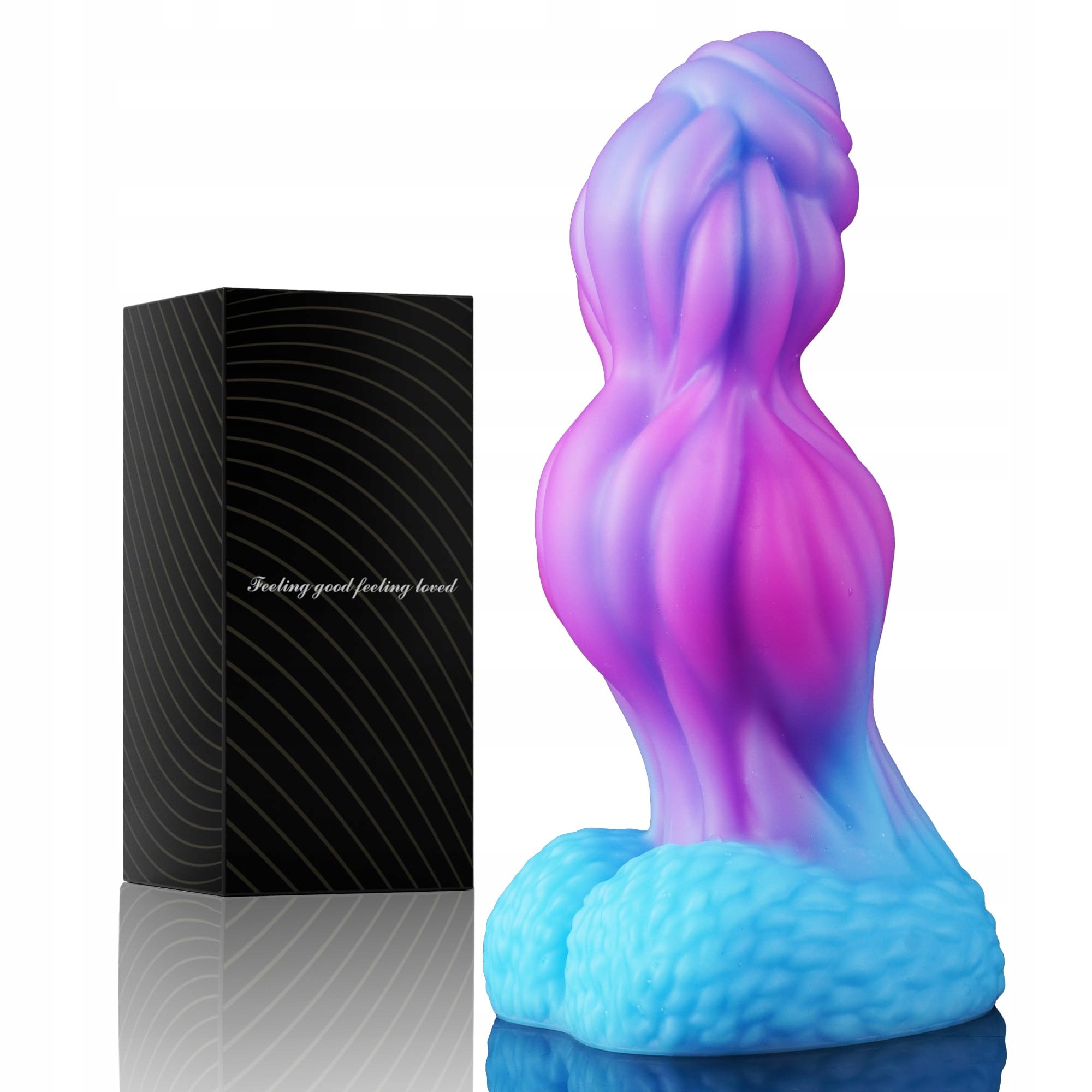 FANTASY KNOT Dildo XXL Alien Silikon Knoten Analplug Dla Par — miniatura 8