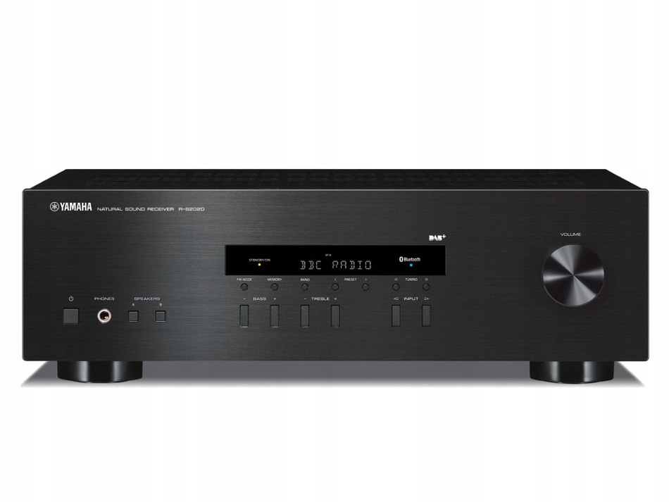 Ресивер Yamaha R-S202D 2.0 черный 100 Вт DAB/DAB Bluetooth