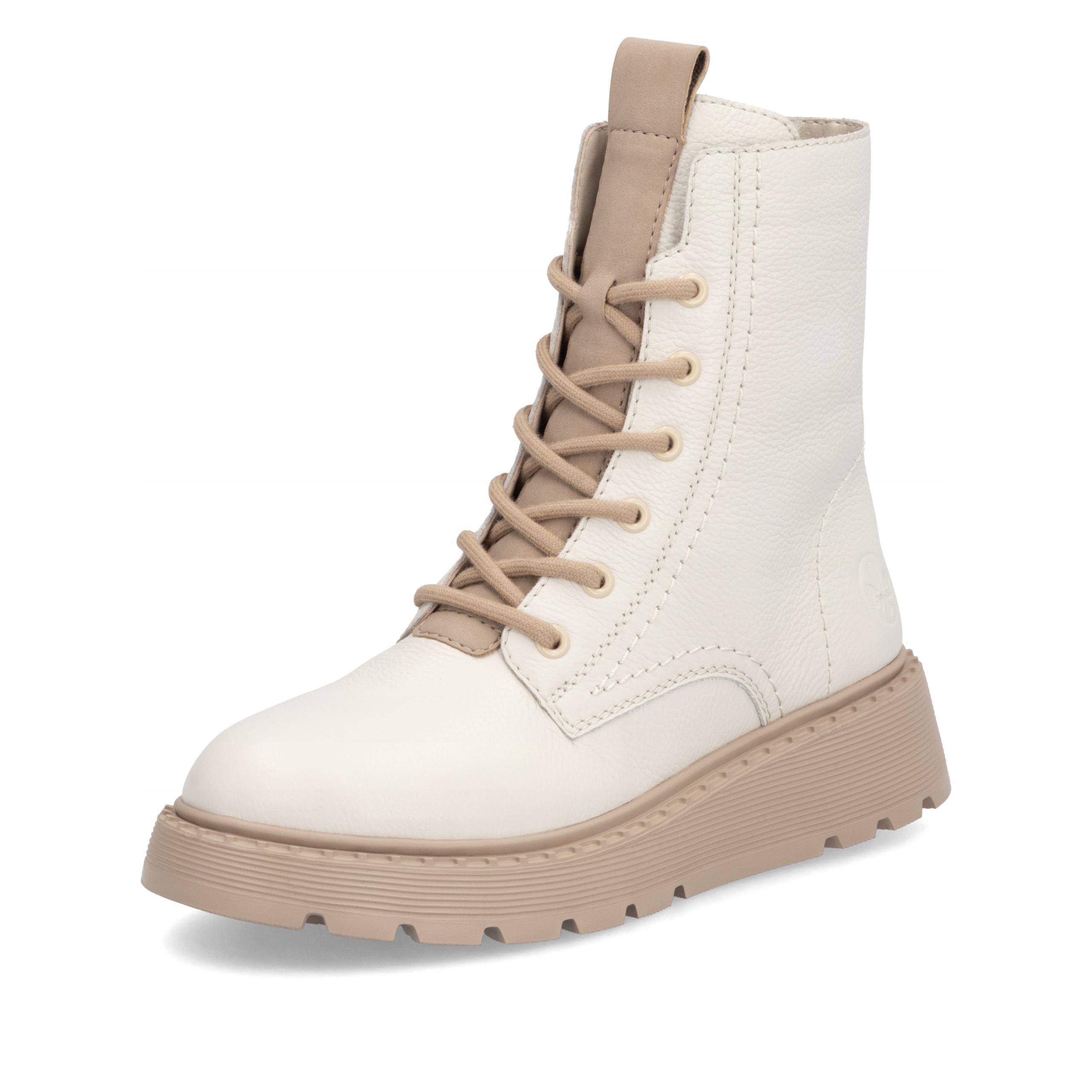 Rieker Antistress Dámské Kotníkové Boty Kožené Béžové 70404-80 vel. 41