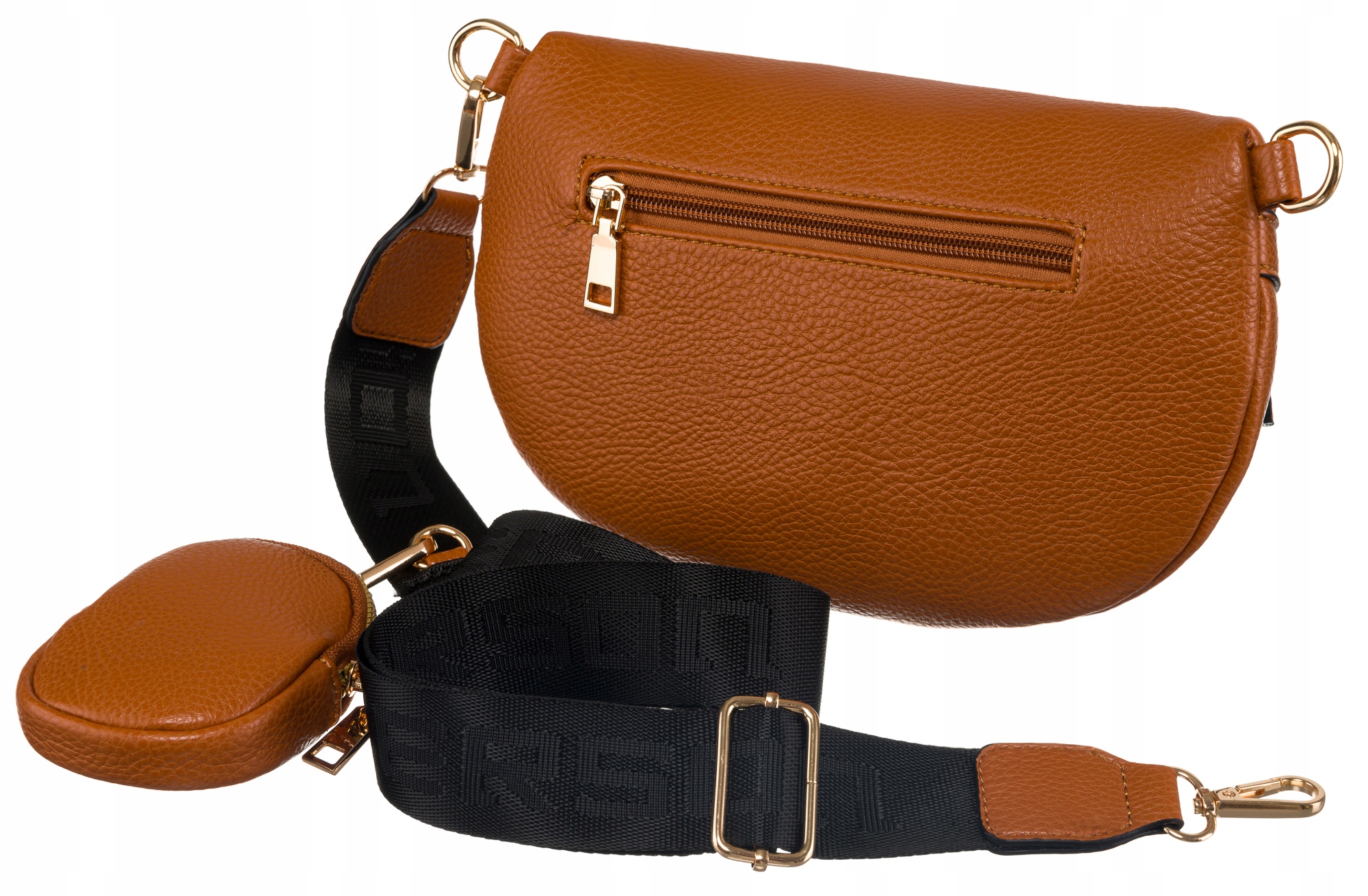 PETERSON klasyczna damska nerka miejska saszetka Kolor brązowy