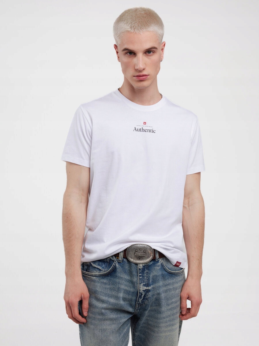 Pánské Tričko Big Star bílé, techmunen, 101 m