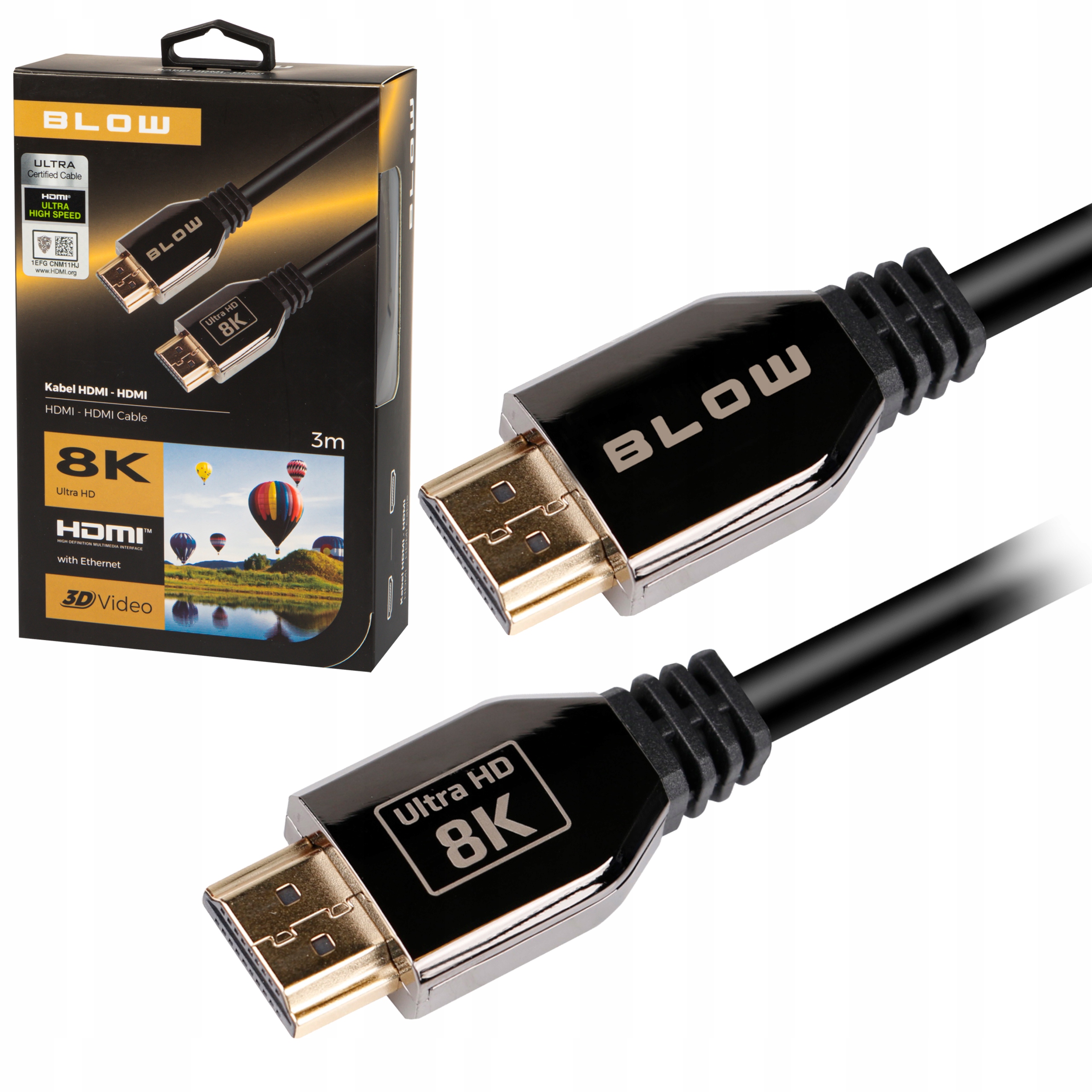 CABLE HDMI 3M 4K V2.0 BASEUS CAKGQ-C01, cable hdmi 3m 4k 