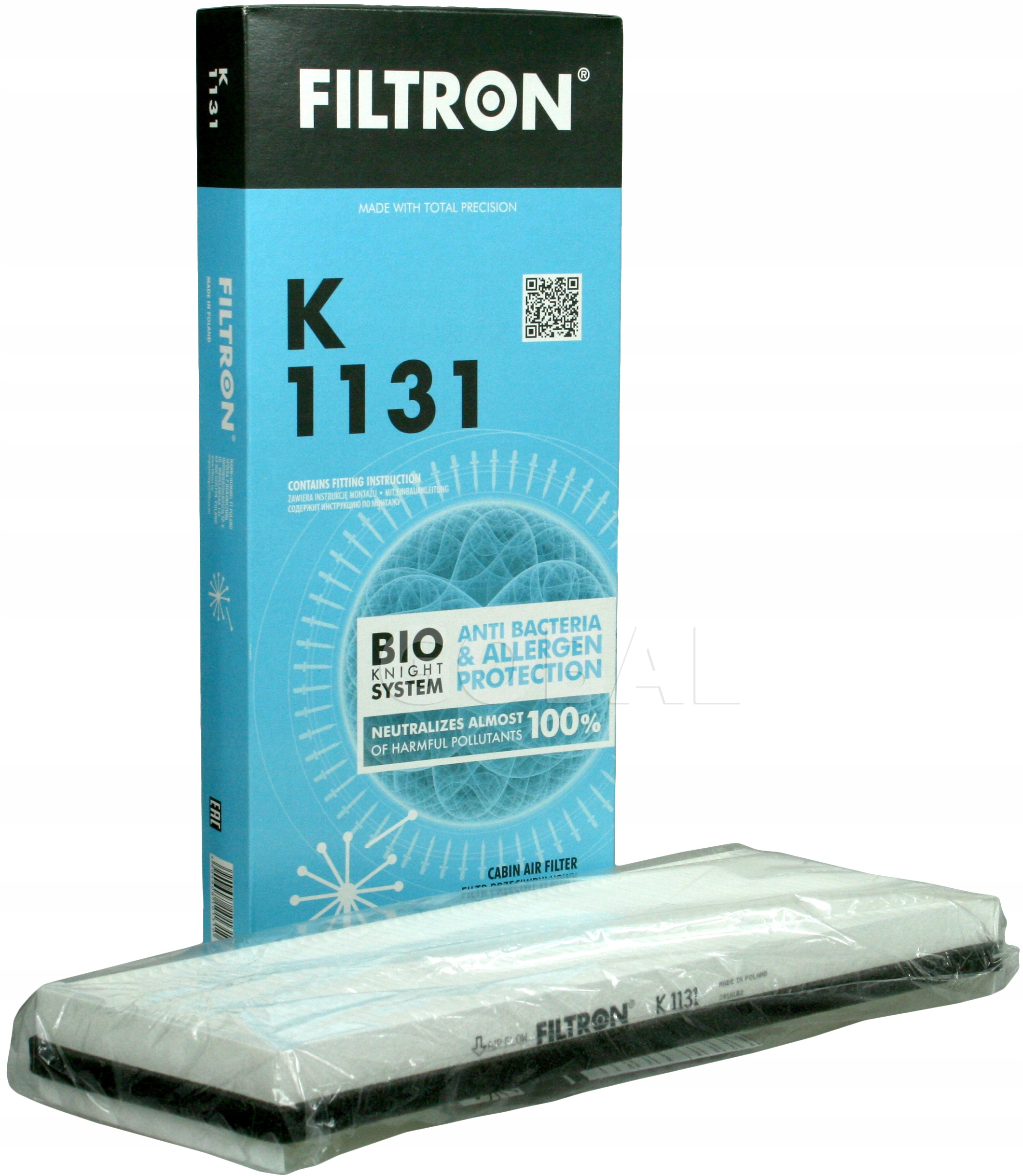 

Filtr kabinowy Filtron K 1131 Renault Espace