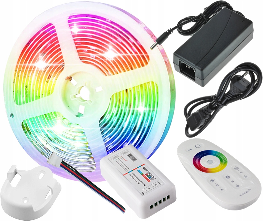 ZESTAW LED PRO Taśma RGBW 4w1 4in1 24V 10m CIEPŁY