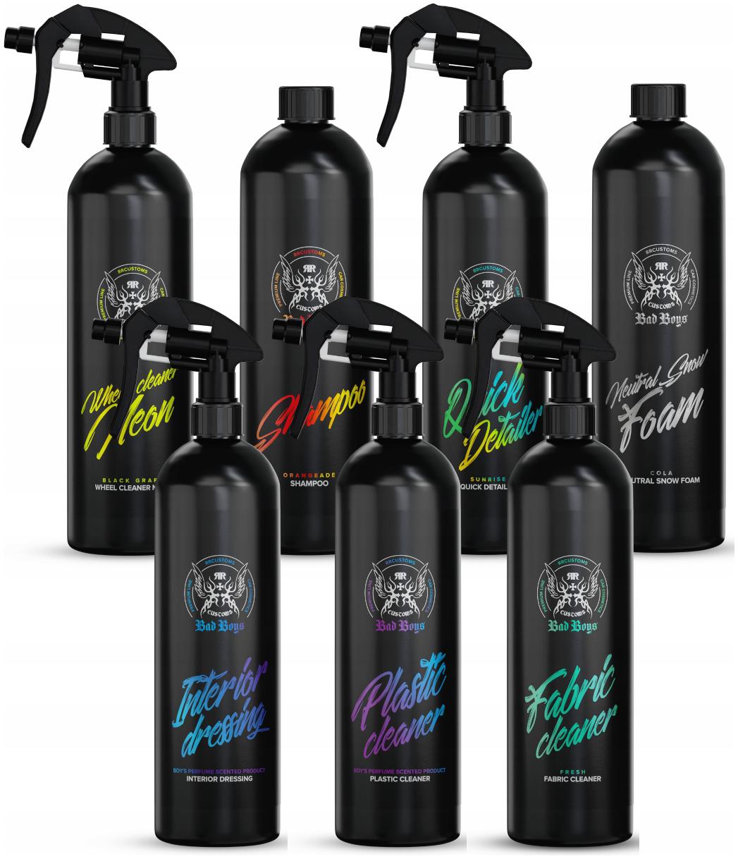 RR Customs RRC Bad Boys Mega Zestaw Kosmetyków Do Auta Detailing Prezent