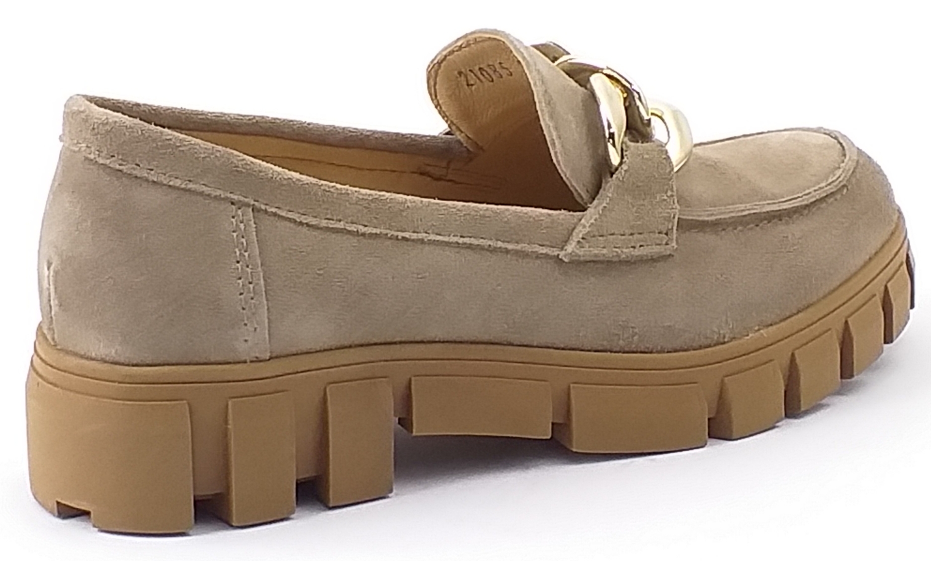 NESSI 21085 PÓŁBUTY DAMSKIE MOKASYNY SKÓRZANE 38 Wzór dominujący bez wzoru