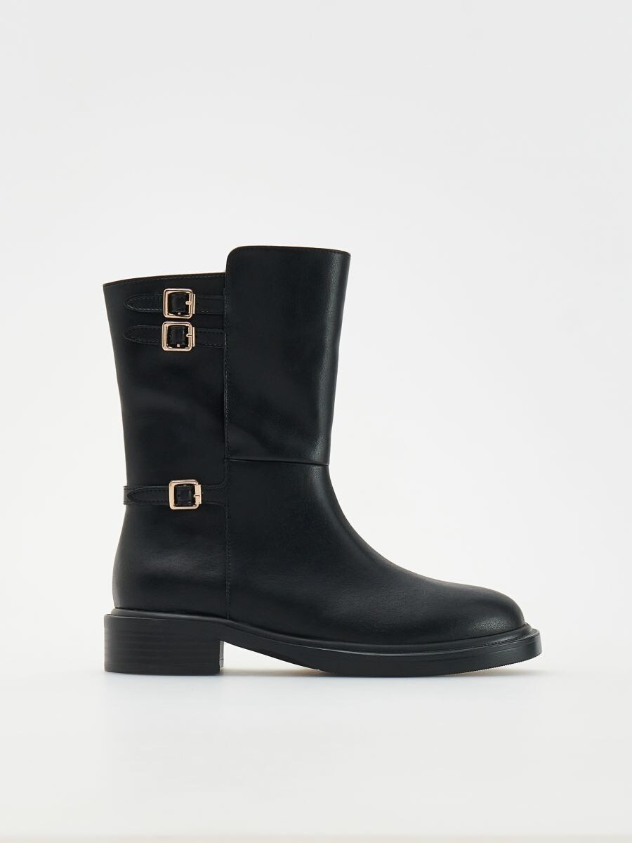 Reserved 36, kotníkové boty, přírodní kůže, prémiová kůže