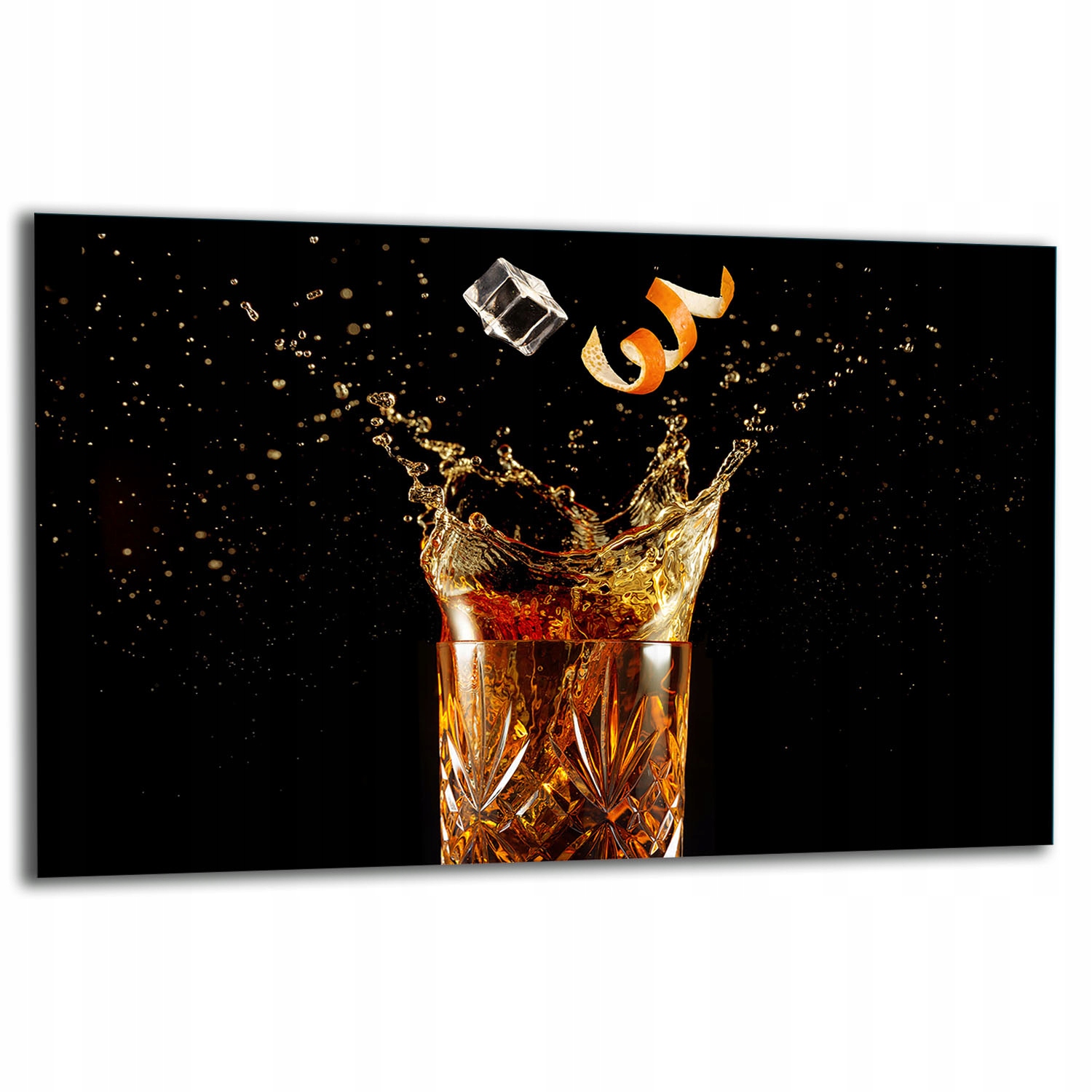 Skleněná Ochranná Deska Na Sporák 80x52 Drink Tvrzené Sklo Kuchyně 7v1