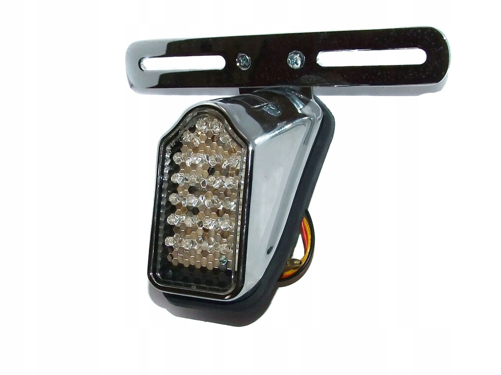 LA-039 - ЗАДНИЙ ФОНАРЬ ЗАДНИЙ СВЕТОДИОДНЫЙ МЕТАЛЛИЧЕСКИЙ ХРОМ С УТВЕРЖДЕНИЕМ