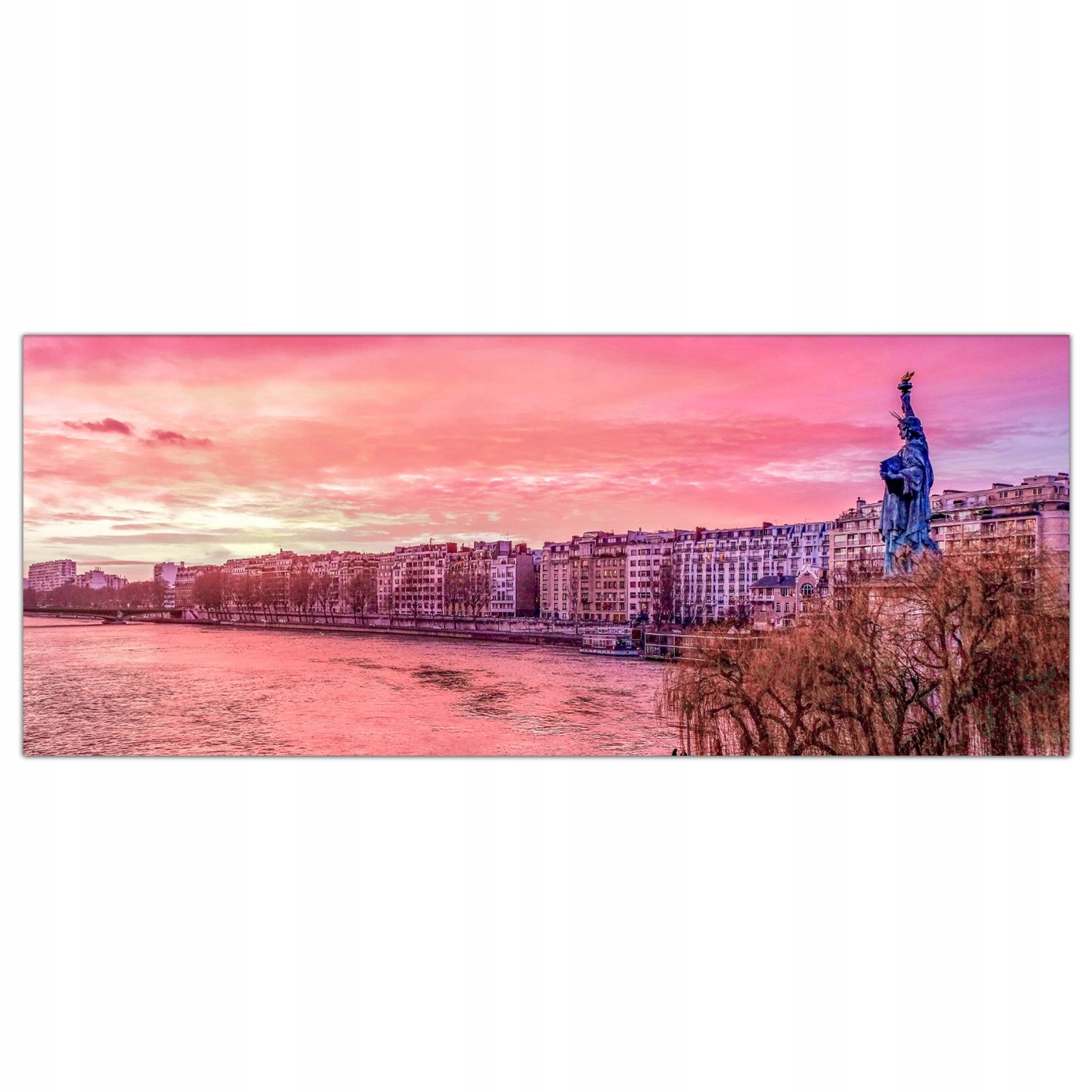 

Obraz na szkle Foto Statua Wolności Paryż 125x50