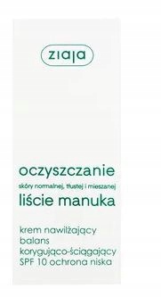 

Ziaja Liście Manuka Krem nawilżający, ściągający