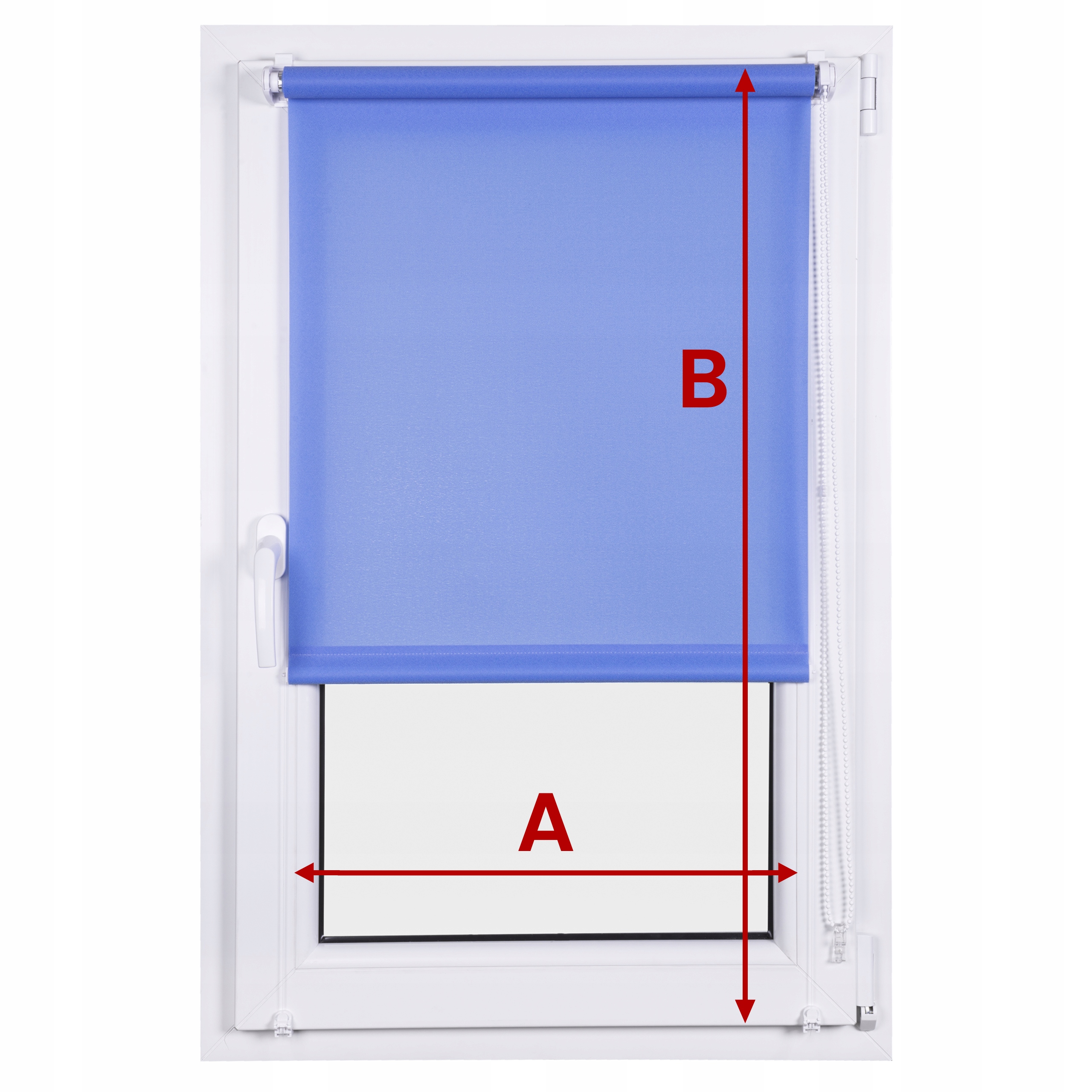 ROLETA ZACIEMNIAJĄCA 80X150 CM LECH WEWNĘTRZNA Z PROWADNICAMI NA WYMIAR Kod producenta Roleta Lech 80X150