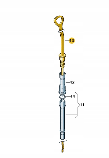 BAGNET MIARKA POZIOMU OLEJU 06A115611Q ORYGINAŁ