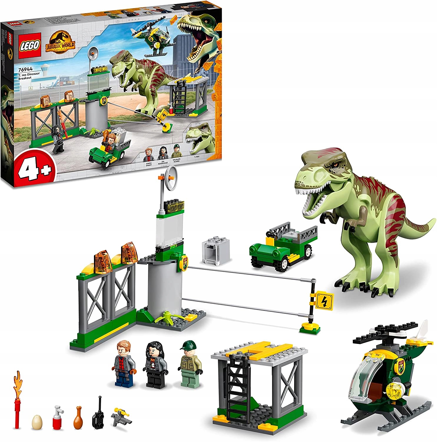 LEGO JURASSIC WORLD UCIECZKA TYRANOZAURA Marka LEGO
