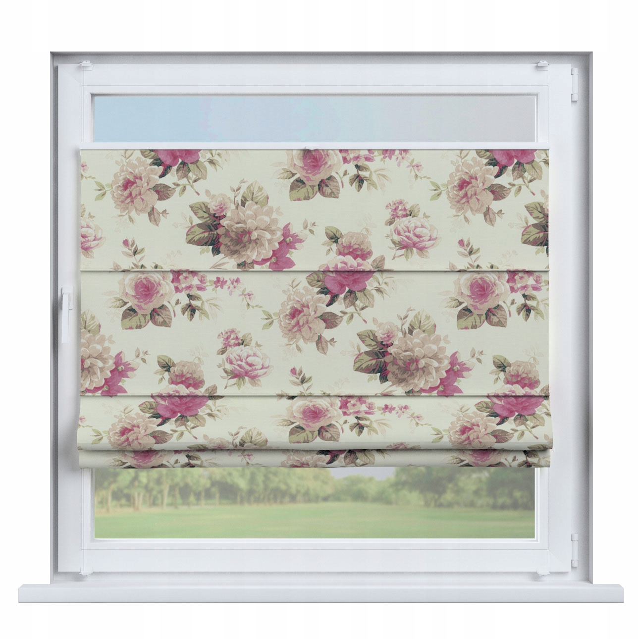 Dekoria Roleta plisé Římská Sicílie 130x170 bílá