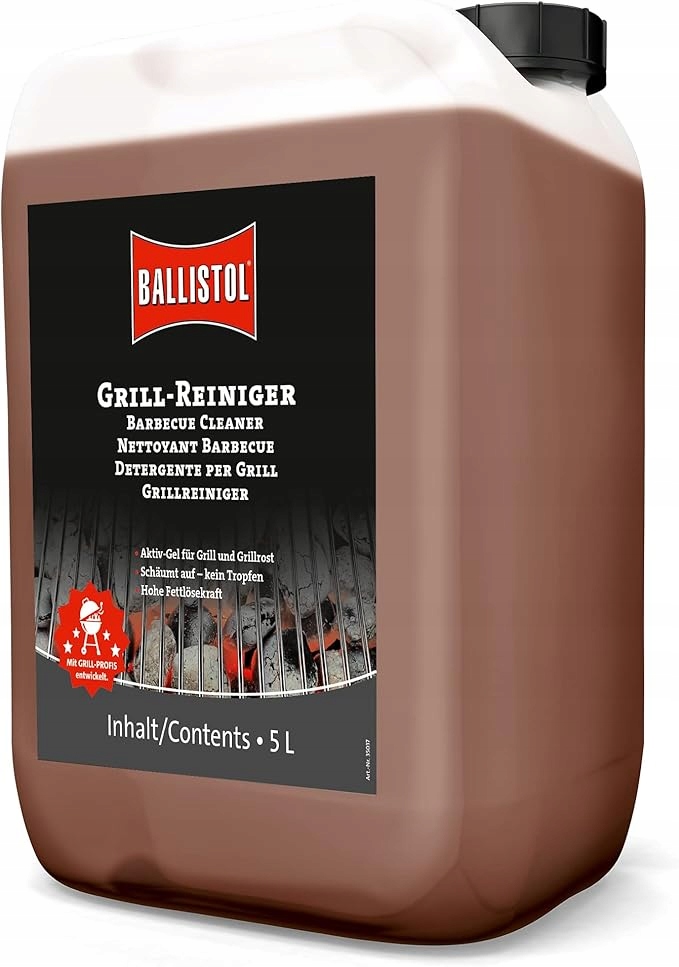 Levně Čistič Grilu Trouby Skla Ballistol 5 Litrů