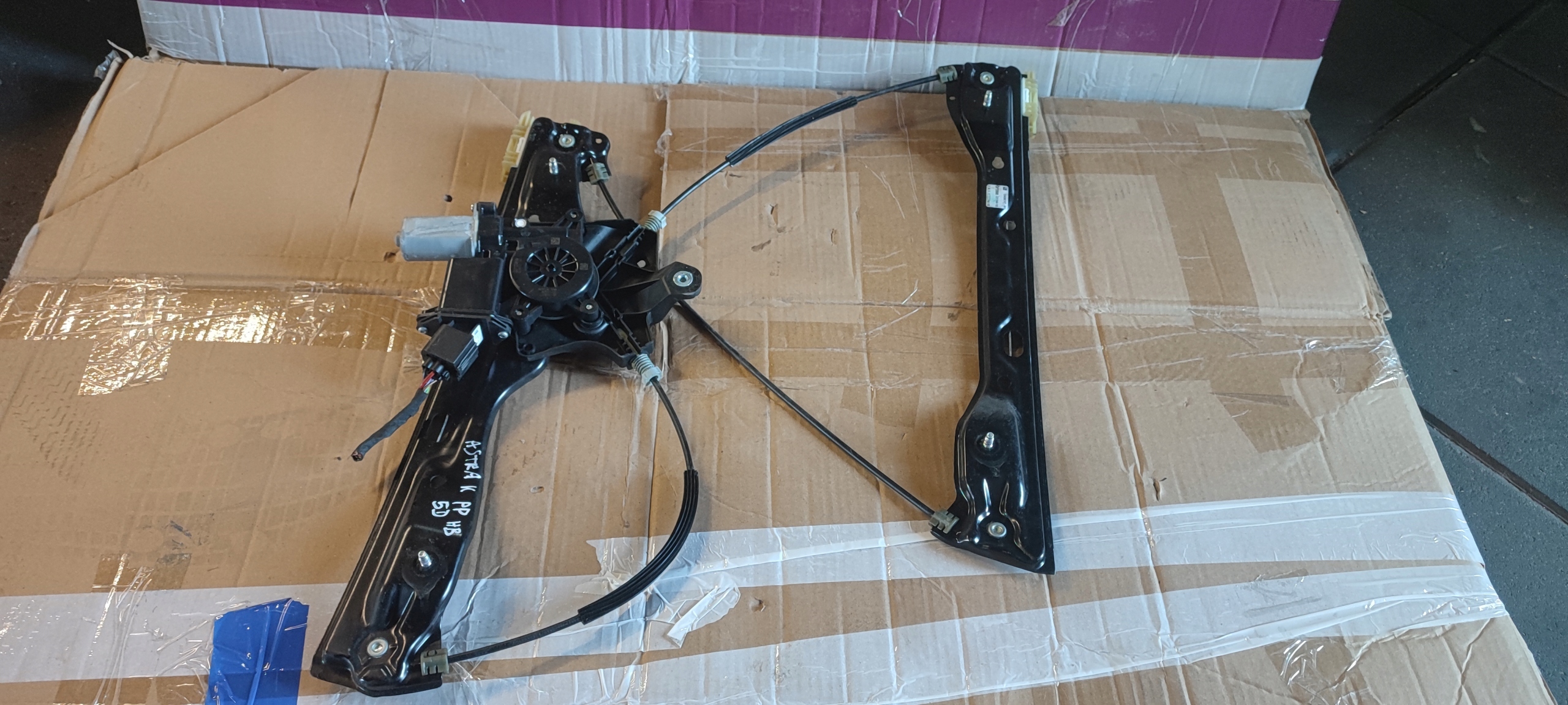 OPEL ASTRA K window regulator right front + mini motor HB 7 PIN