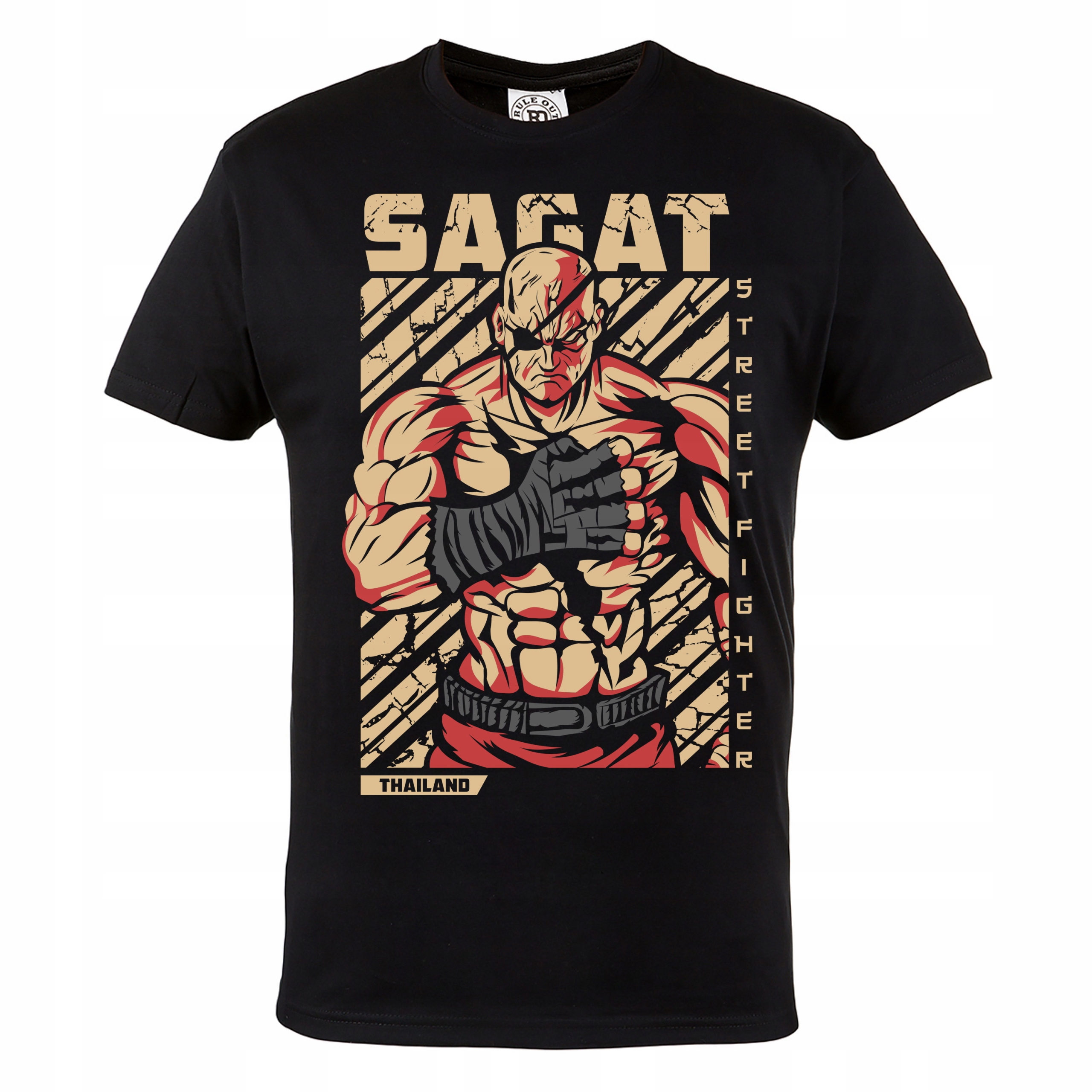 

Męska Koszulka Gra Street Fighter Sagat