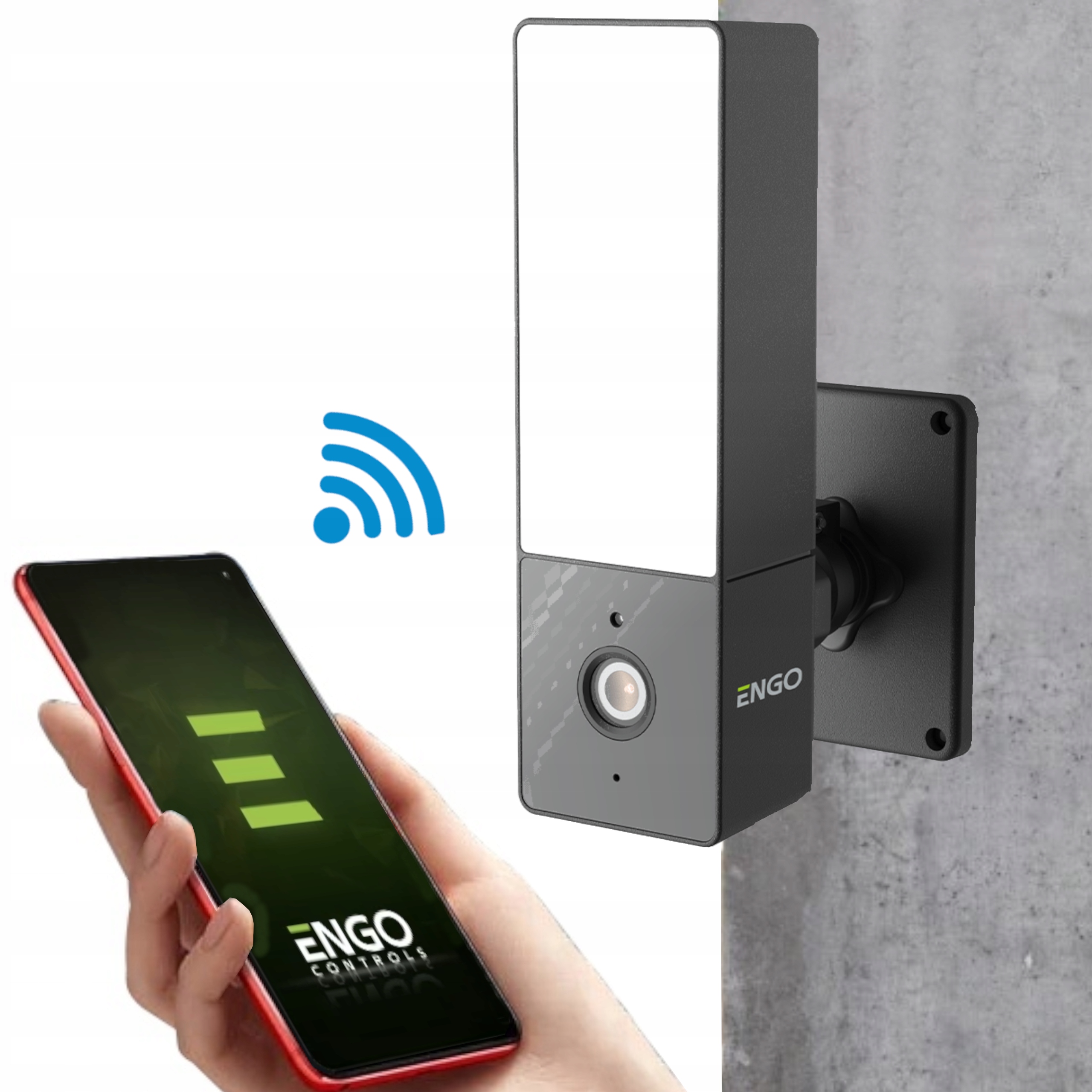 Smart Wi-Fi kamera Engo ECAM-L1 s Led lampou, 4MP, venkovní, senzor pohybu