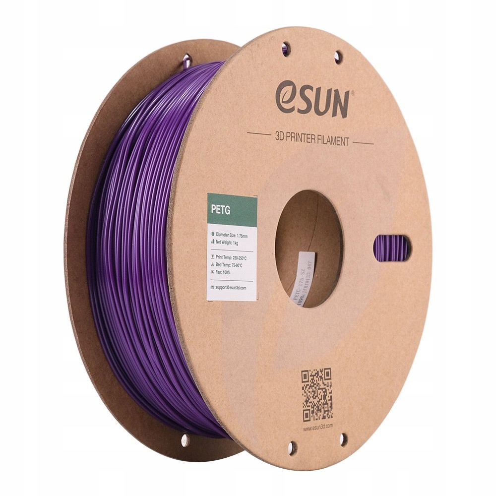 ESun PETG Filament Jednolity Fioletowy 1.75mm