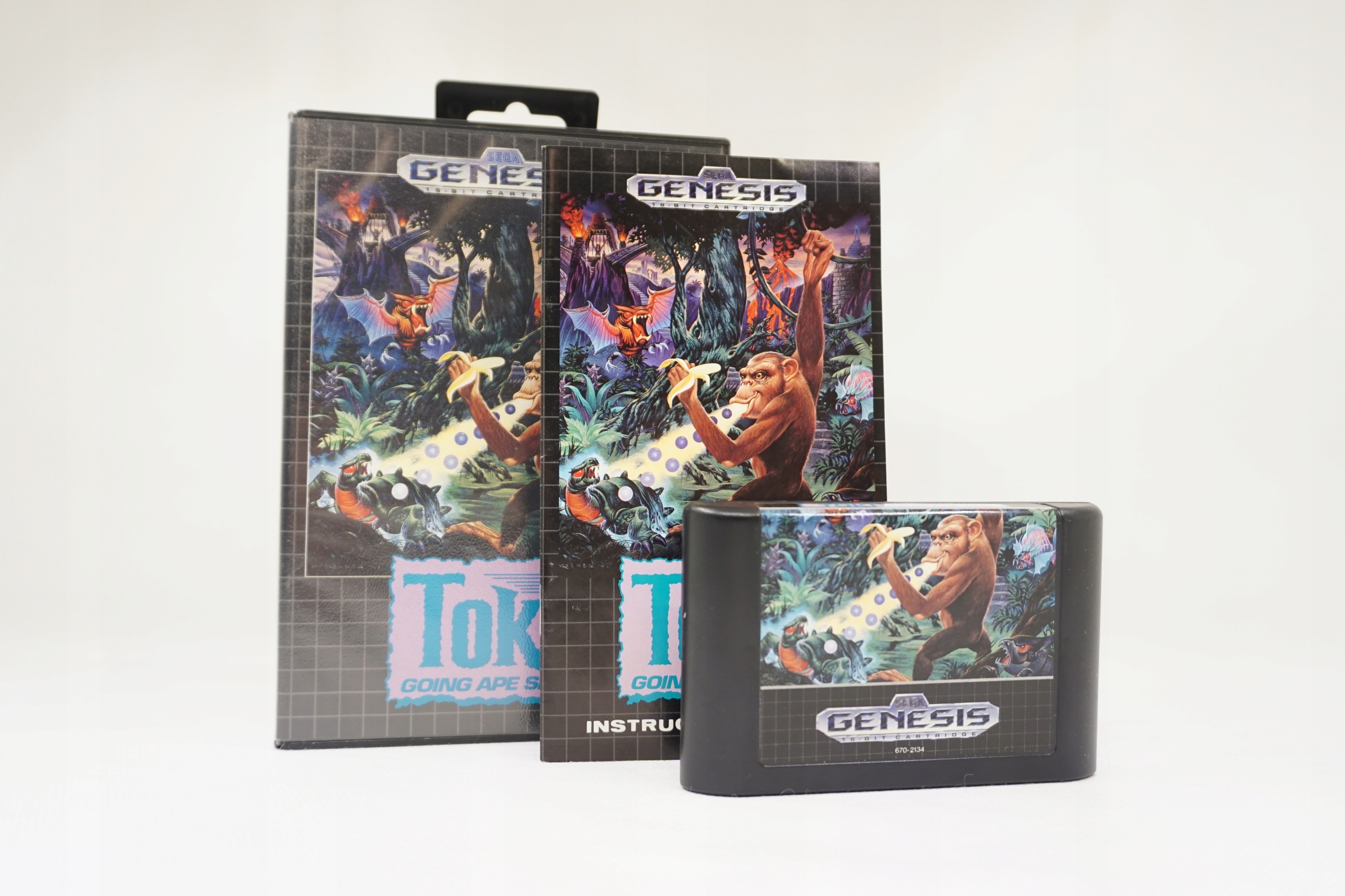 Toki Going Ape Spit Sega Genesis NTSC/U USA Minimalna liczba graczy 1