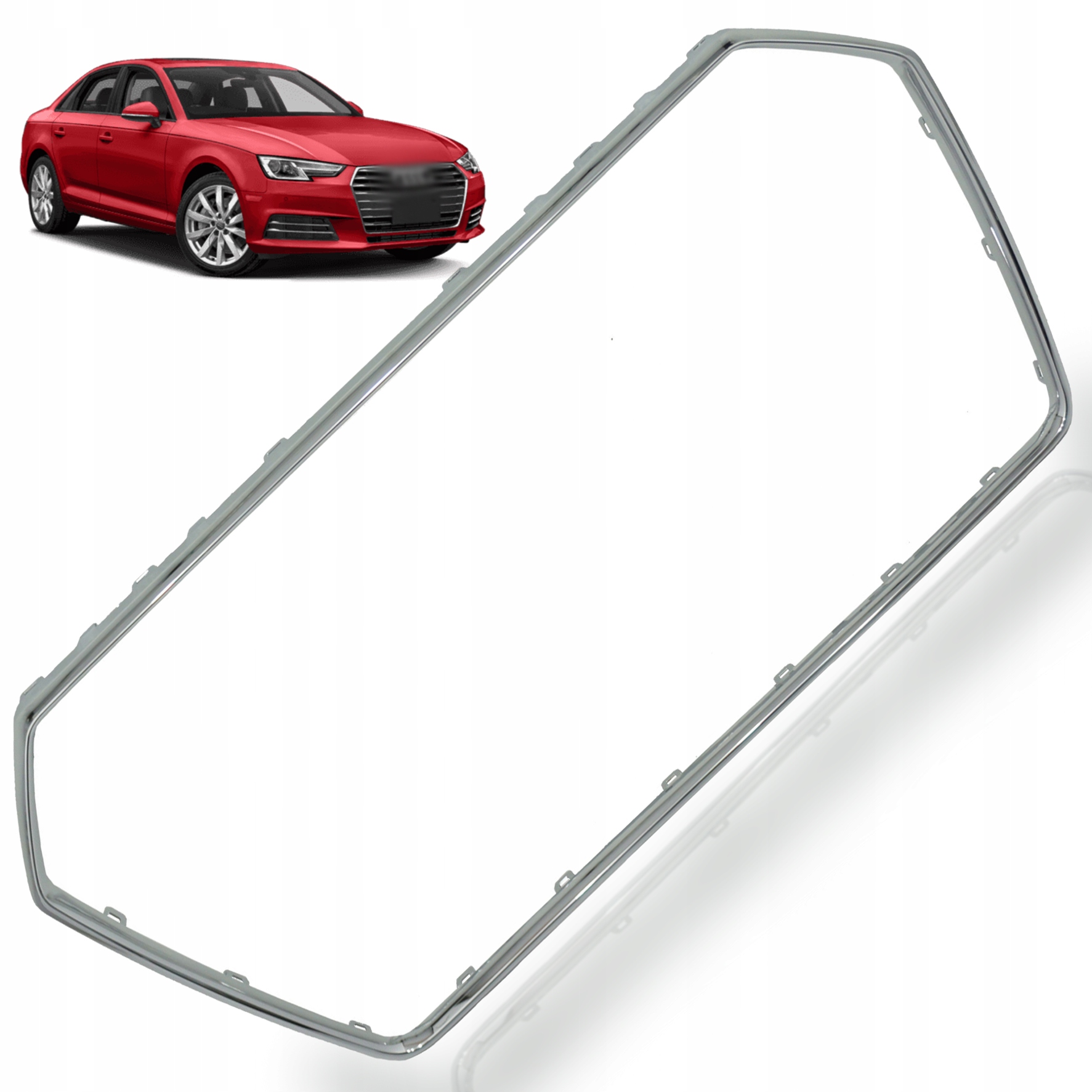 Rámeček chrom grilu atrapy Audi A4 B9 8W F4 15-19r