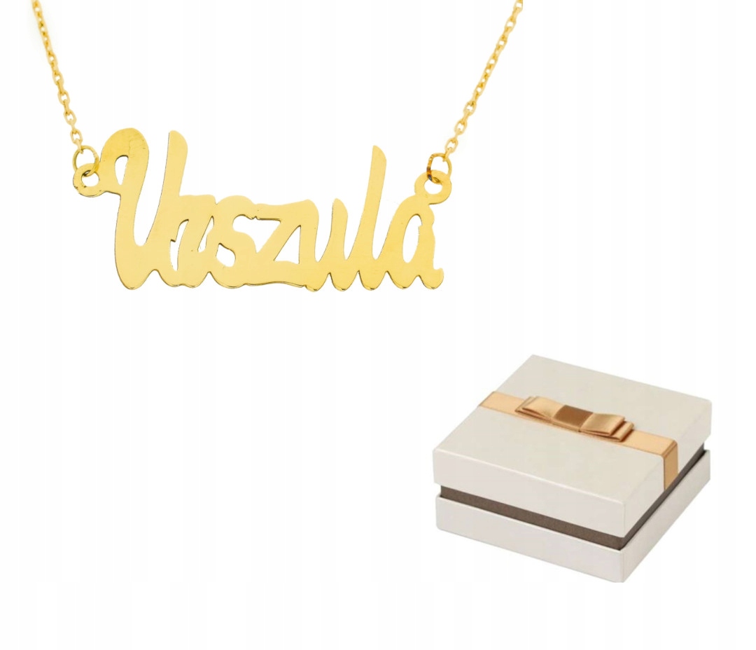 Zlato 585 Zlatý náhrdelník Jméno Uršula 14 karátů ZN55