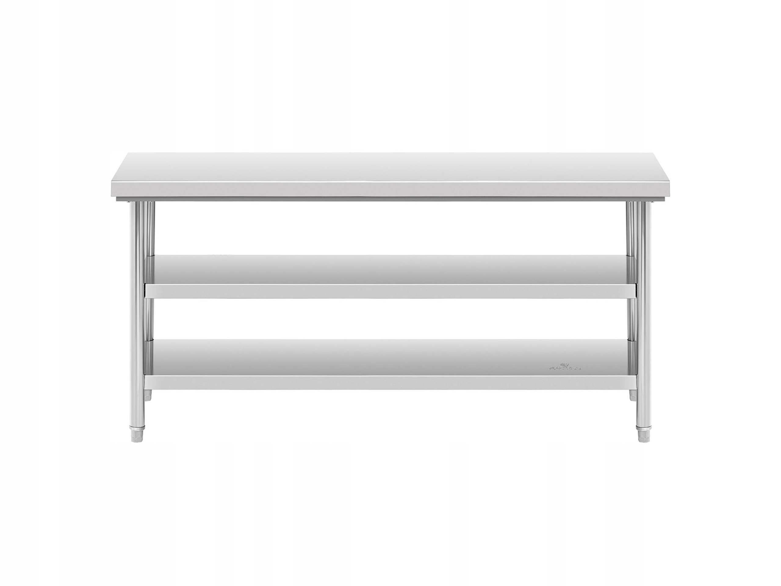 Рабочий стол 180X70 600 кг нержавеющая сталь 3 уровня