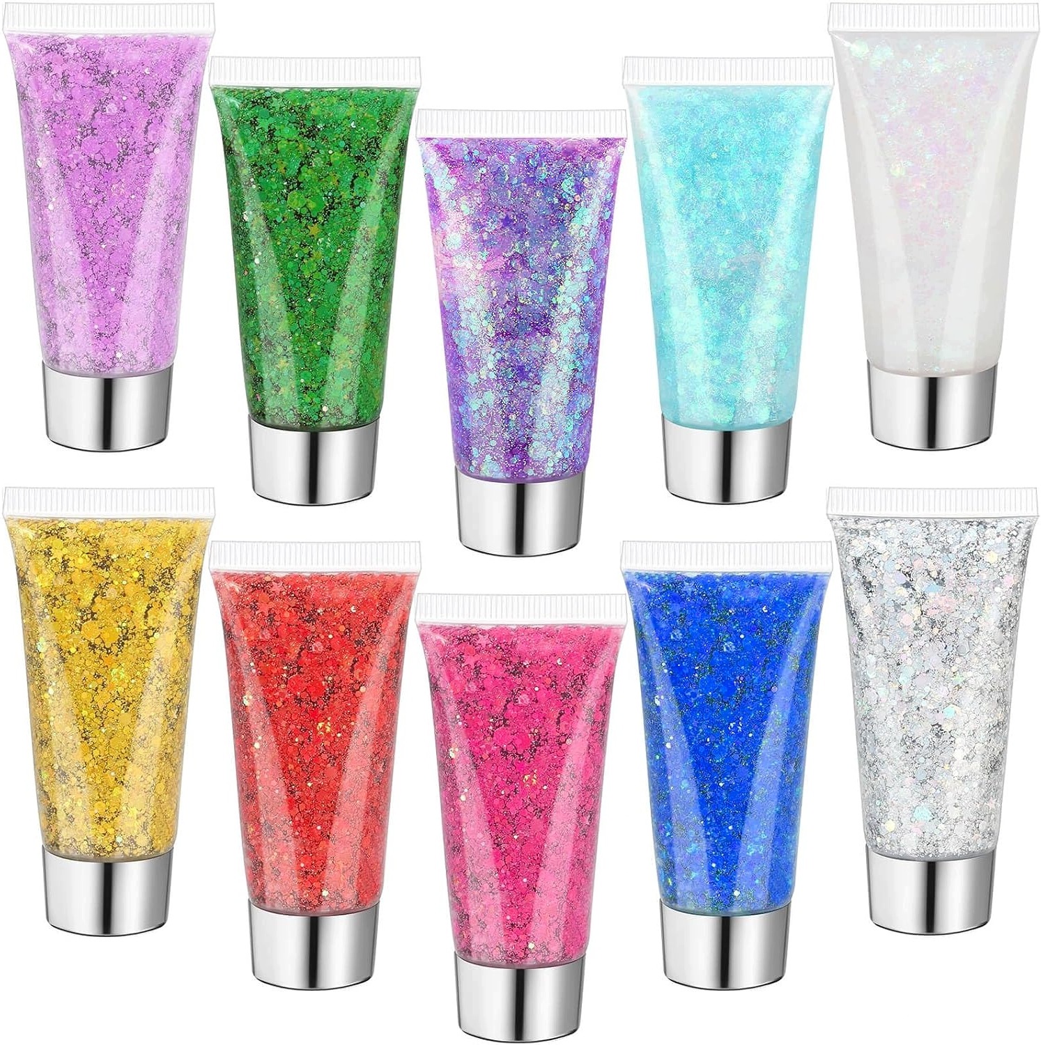 Třpytky Na Zdobení Obličeje Glitter V Různých Barvách