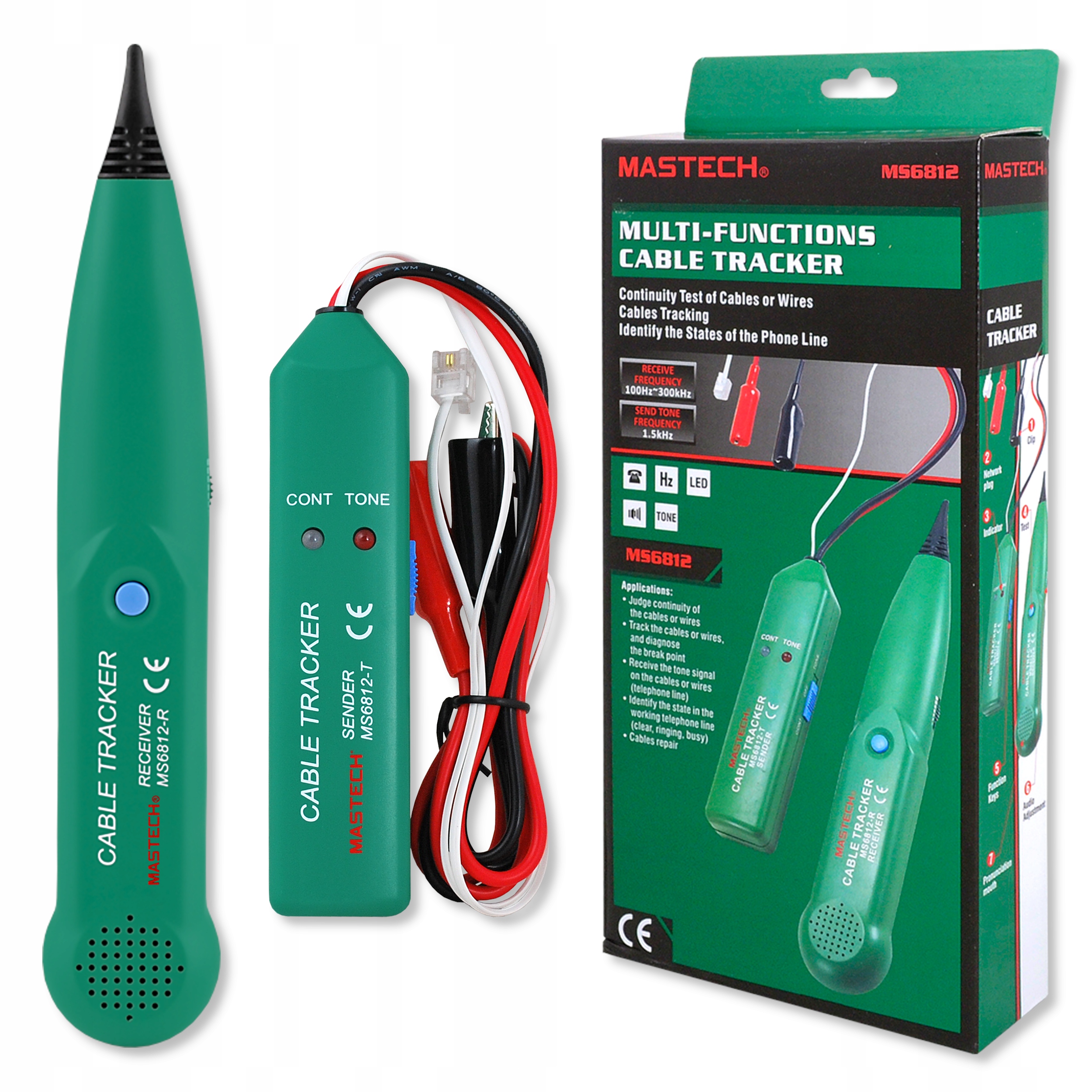 

Precyzyjny Miernik Szukacz Par Przewodów MS6812