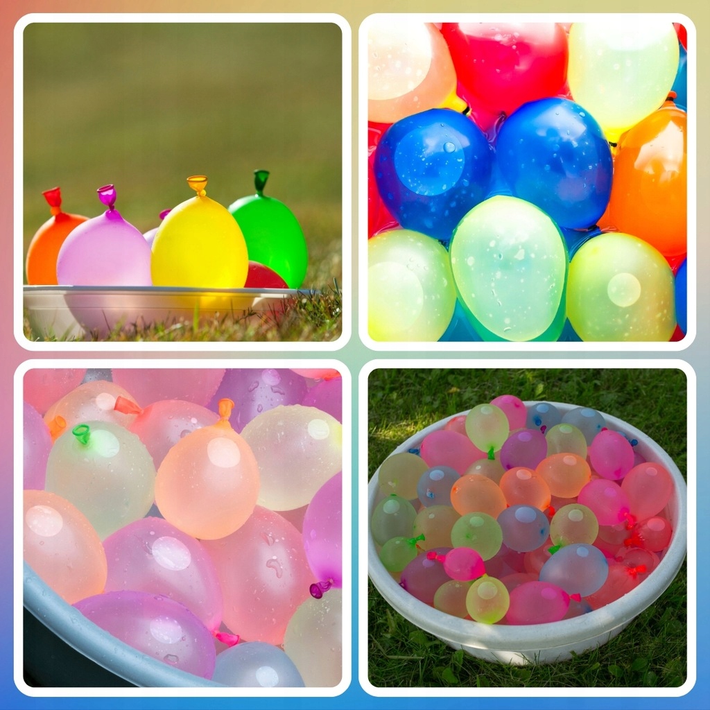BOMBY WODNE BALONY BALONIKI NA WODĘ AUTOMATYCZNE ZESTAW 111szt Marka bez marki